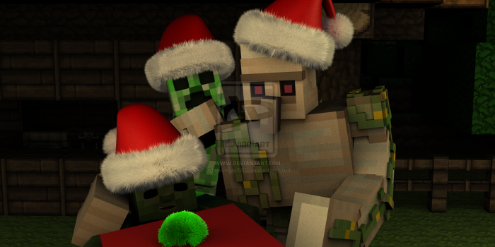 1600x900 43+] Christmas Minecraft Wallpapers on WallpaperSafari