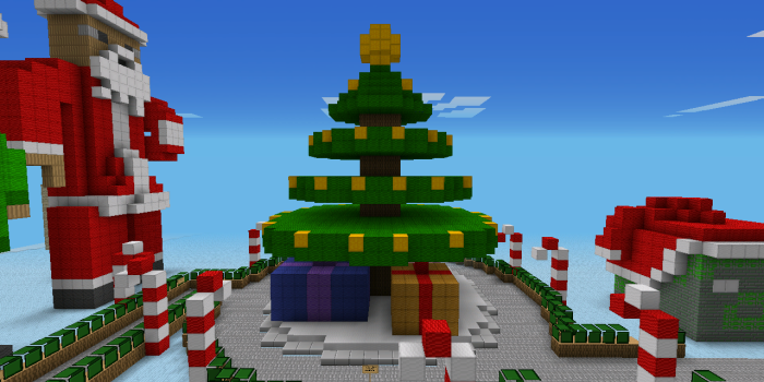 1280x752 Christmas Steve Minecraft Wallpaper