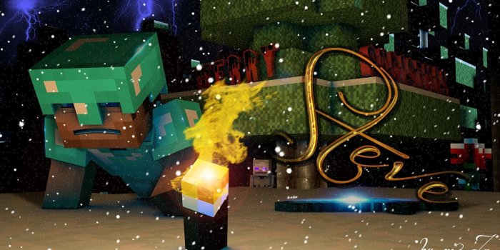 1920x1080 Trends For Minecraft Christmas Phone Wallpaper pictures in 2020