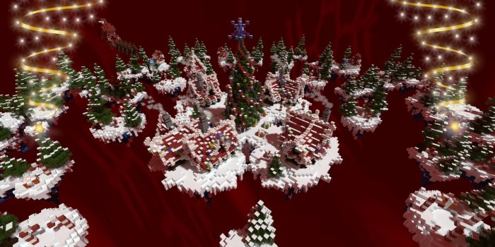 1920x1080 Minecraft - SkyWars map - Christmas - Minecraft Schematic Store