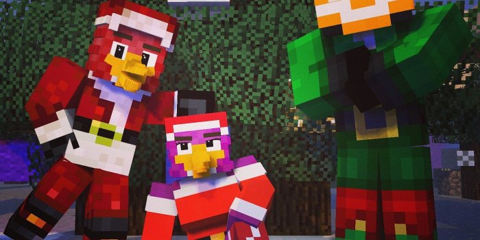 1389x1152 Merry Christmas {Wallpaper} - Wallpapers and art - Mine-imator forums