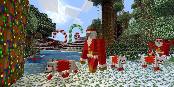 1920x1080 Free download Christmas comes early to Minecraft on consoles