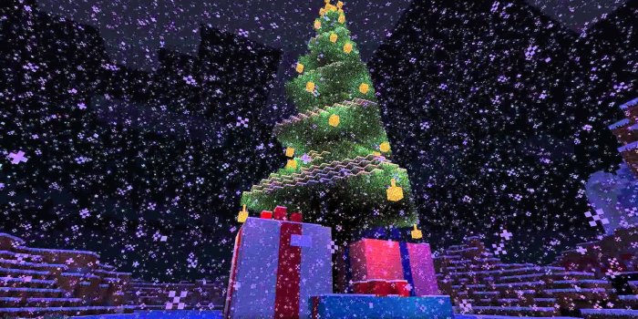 1920x1080 minecraft christmas tree - Google Search | Minecraft christmas