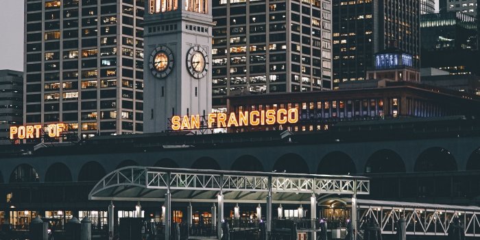 2160x3840 Places san francisco, usa, bridge, skyscrapers, beach #android