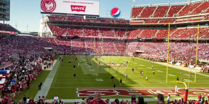 1600x900 levi stadium seating chart with seat numbers - Takota