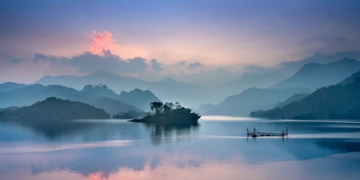 7680x4320 Foggy Lake 8K Wallpaper, HD Nature 4K Wallpapers, Images, Photos