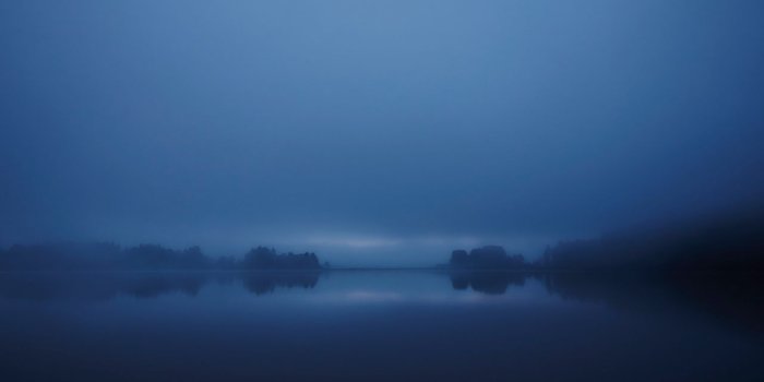 1280x720 Wallpaper Dark hour, Landscape, Foggy, Lake, HD, Nature, #15495