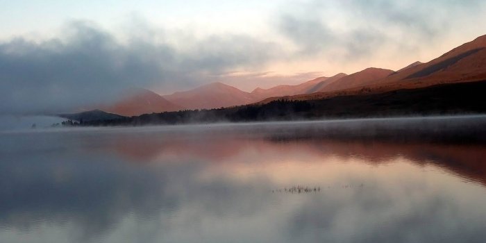 1920x1200 foggy lake view | HD Windows Wallpapers