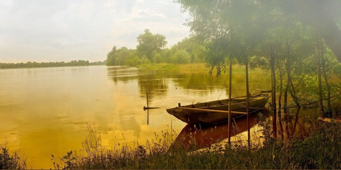 1600x1572 Avikalp Exclusive Awi5259 Boat On A Foggy Lake Nature Full HD