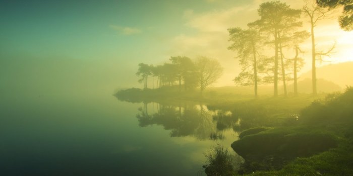 1680x1050 Free Foggy Lake desktop wallpaper 16801050 | Good morning photos