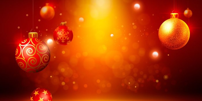 1920x1200 Red Christmas Ornaments Set Wallpaper - Clip Art Library