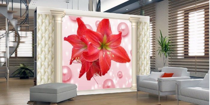 1280x720 Large Flower Wallpaper For Walls Youtube - Gas Fireplace Designs