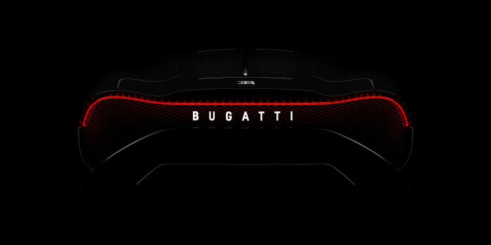 5000x2813 320x240 Bugatti La Voiture Noire 2019 Rear Lights Apple Iphone