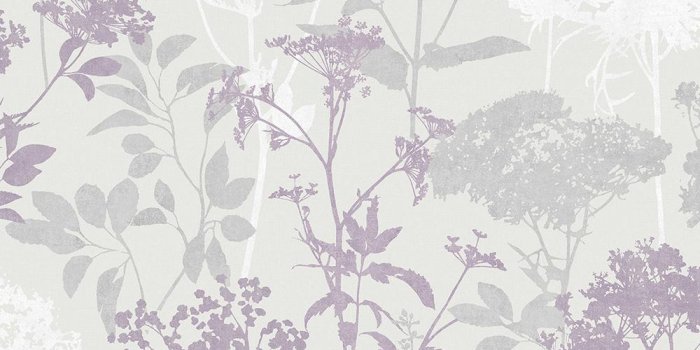 1000x1000 Brewster 56.4 sq. ft. Brassia Lavender Silhouette Floral Wallpaper