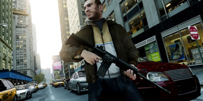 1244x700 Video games screenshots Niko Bellic Grand Theft Auto IV wallpaper
