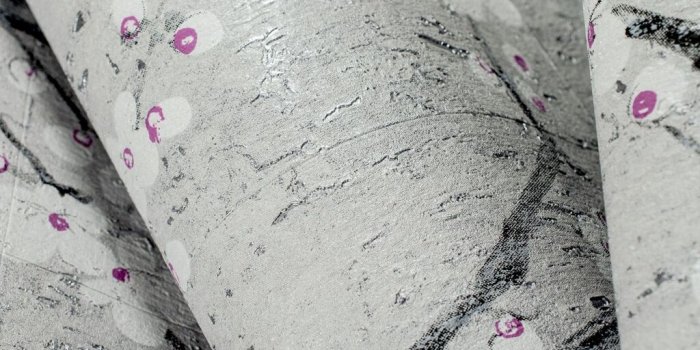 1024x1024 Soft Gray Sakura Wallpaper | Gray Wallpaper | Boutique