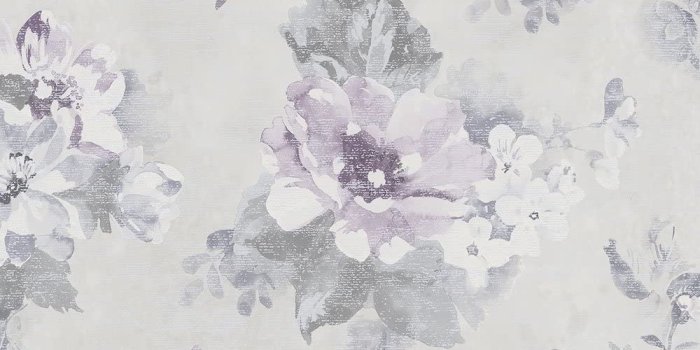 1000x1000 Floral Purple and Gray Wallpaper - - Amazon.com