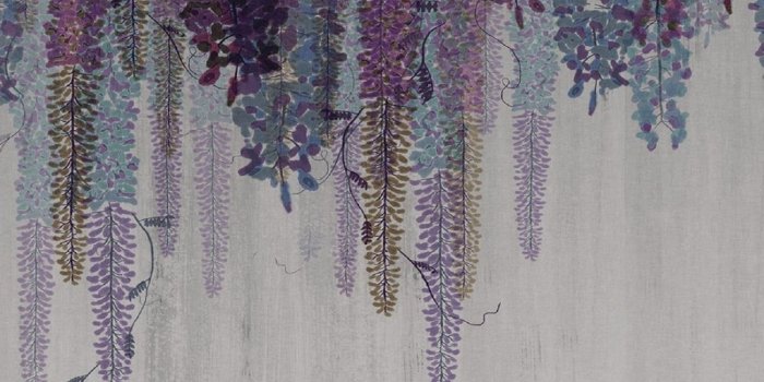 1300x1300 LONDON ART PURPLE RAIN WALLPAPER - TattaHome