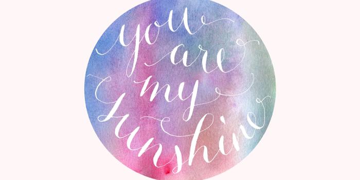 3000x2400 Watercolor + Calligraphy Desktop Wallpaper – The Postman's Knock