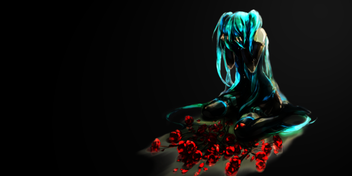 1920x1080 Dark Vocaloid Wallpaper Dark, Vocaloid, Hatsune, Miku, - Hatsune