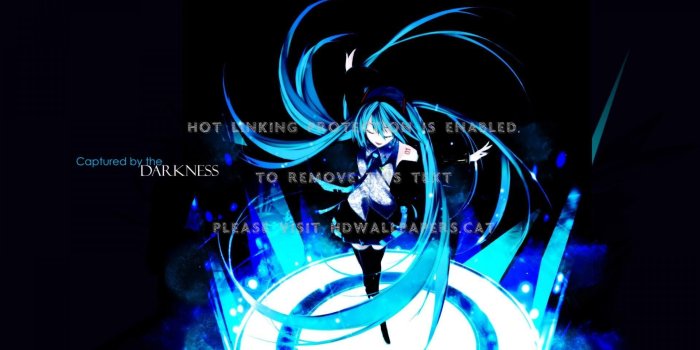 1920x1080 hatsune miku anime wallpaper dark girl cool