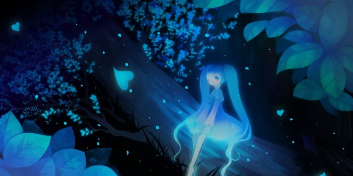 1920x1200 dark fairy hatsune miku mikumix polychromatic puti devil tree