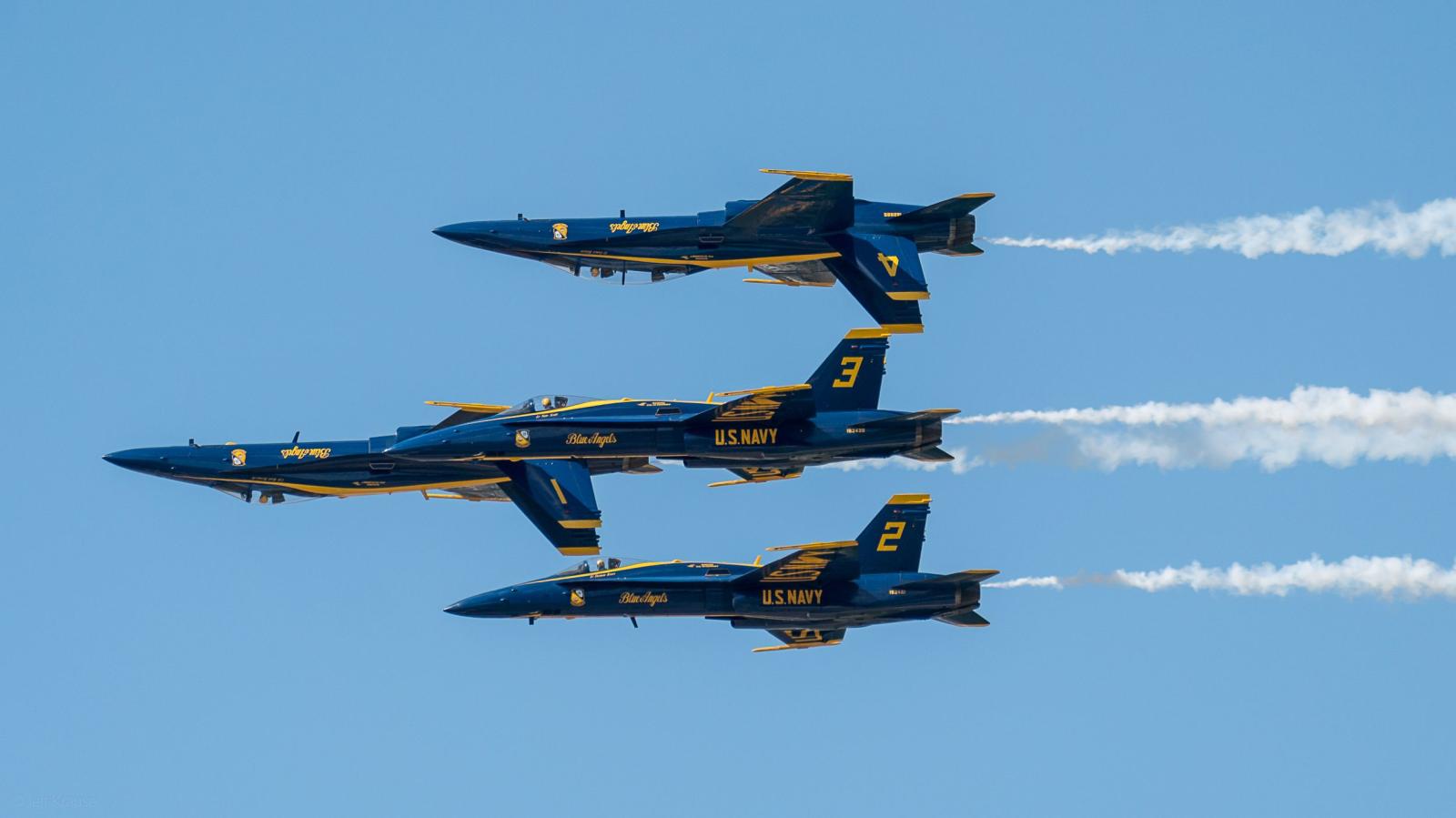 2500x1406 Images Fighter aircraft Airplane Blue Angels Double Farvel 2500x1406