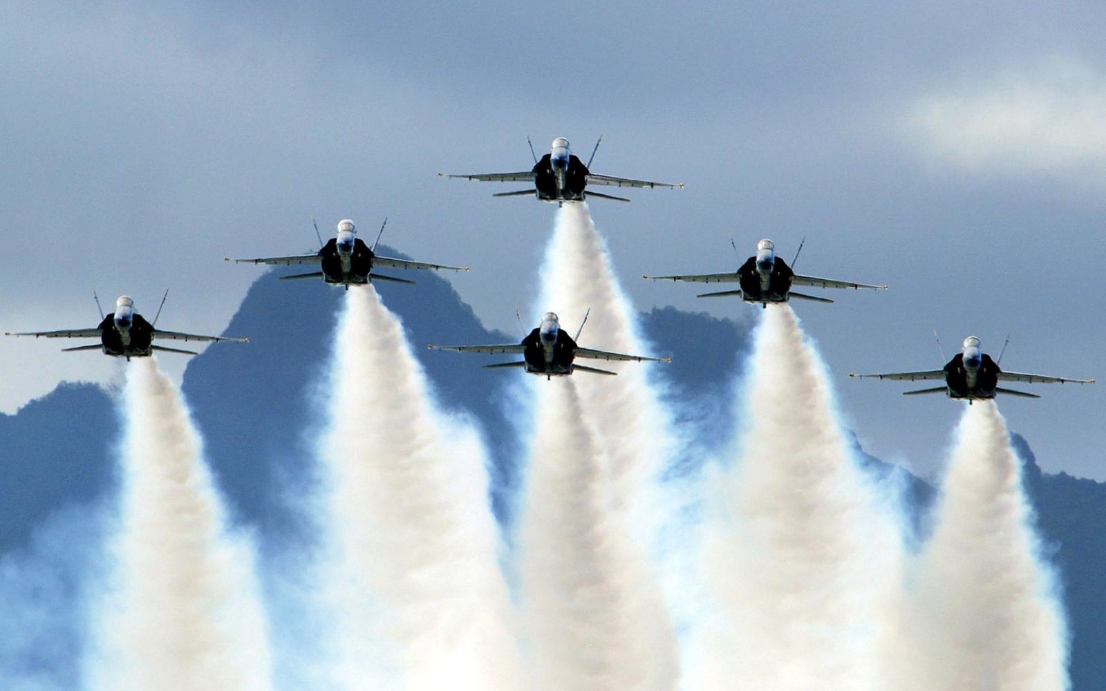 1920x1200 US Navy Blue Angels on Delta Formation < Military < Vehicles