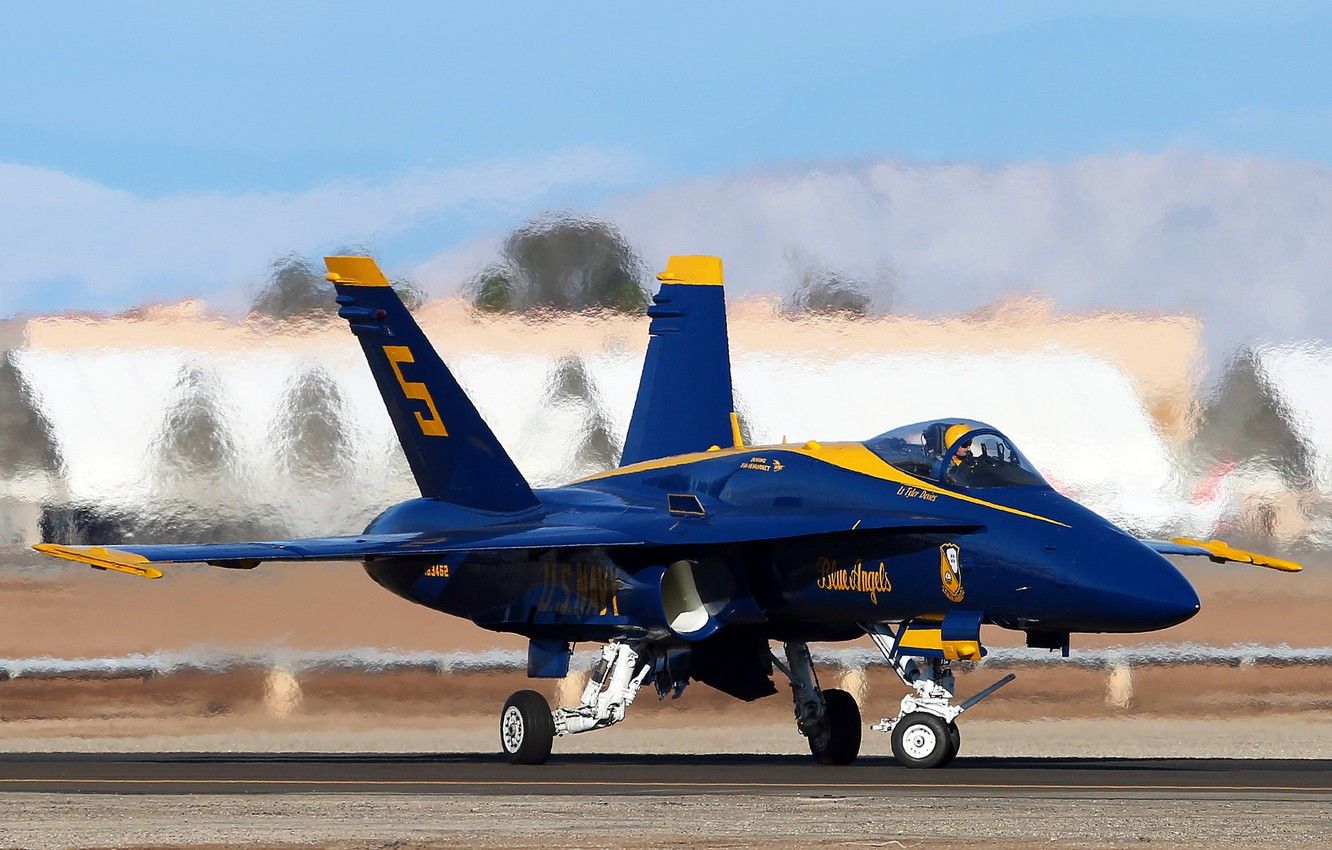 1332x850 Wallpaper Blue Angel, F/A-18, The Blue Angels, aviation group