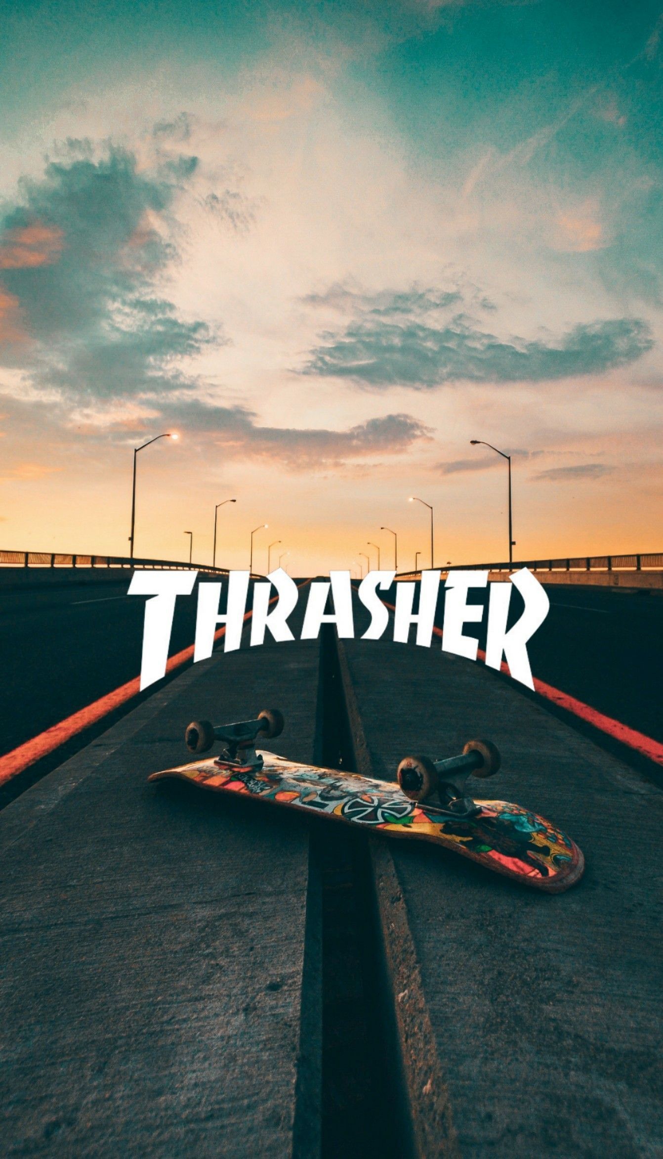 1342x2344 Skateboarding Thrasher Wallpapers