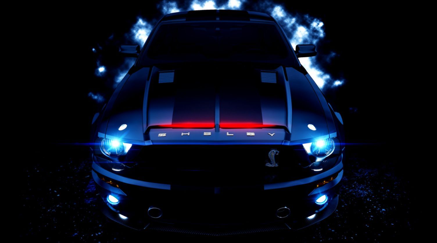 1504x837 Blue Ford Mustang Wallpaper Desktop | Mega Wallpapers