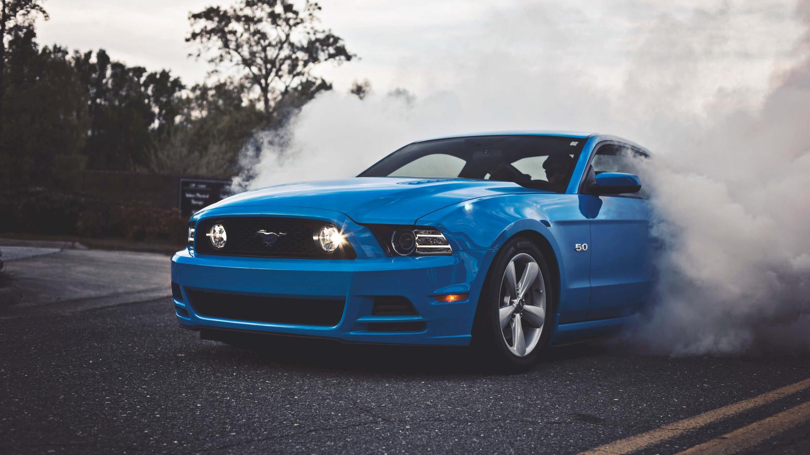 3840x2160 Blue Ford Shelby Mustang UHD 4K Wallpaper - Pixelz.cc