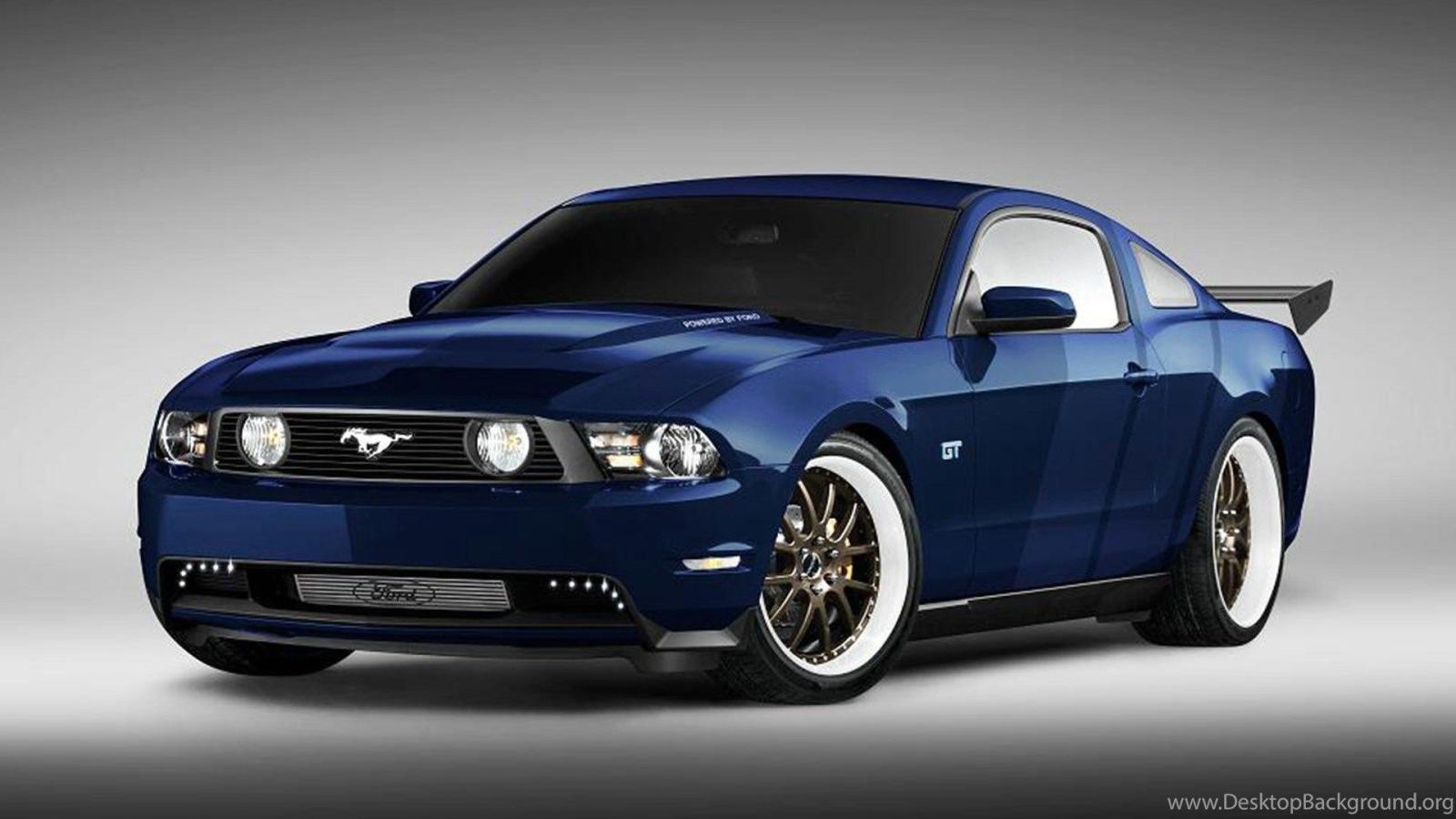 1920x1080 Blue Ford Mustang Wallpapers Hd Desktop Background