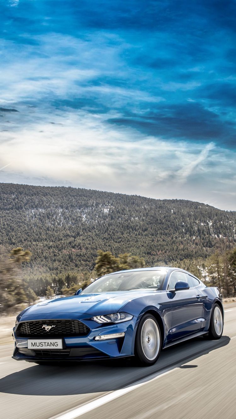 750x1334 Ford Mustang 2018 | Universal Phone Wallpapers/ Backgrounds Super