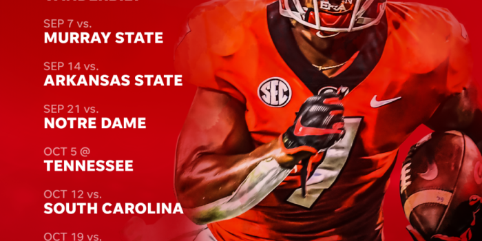 1000x2164 2019 Georgia Bulldogs Football Schedule: Downloadable Wallpaper