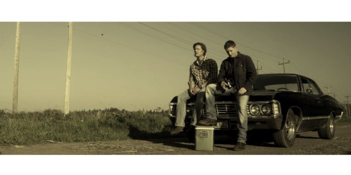 1920x1080 Supernatural, Sam Winchester, Dean Winchester, Chevrolet Impala