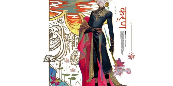 1332x850 Wallpaper frame, guy, Fate / Grand Order, Red Lancer, The destiny