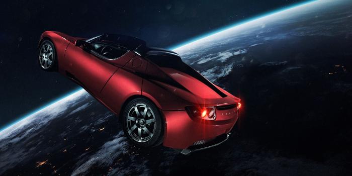 1920x1080 Free download Elon Musk Tesla Roadster in Space Wallpapers HD