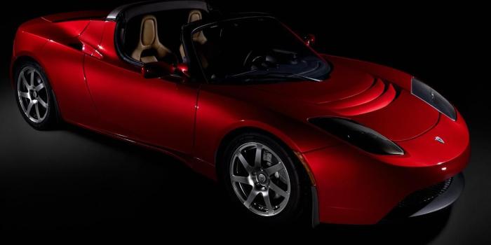 1280x1024 2008 Tesla Roadster - Gnome-look.org