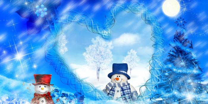 1920x1080 Country Snowman Desktop Wallpaper › Picserio - Picserio.com