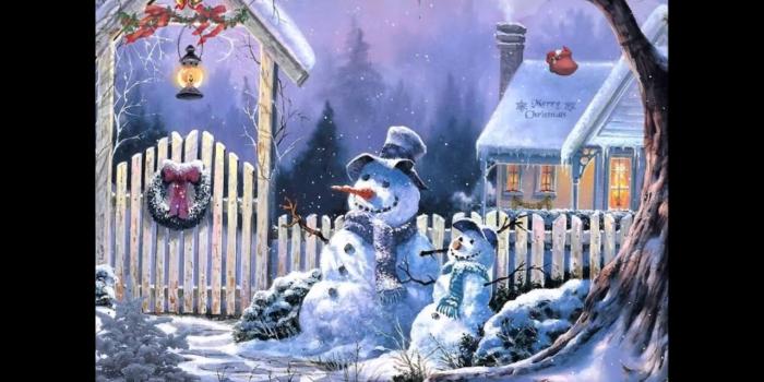 1280x720 Country Snowman Desktop Wallpaper - Picserio.com
