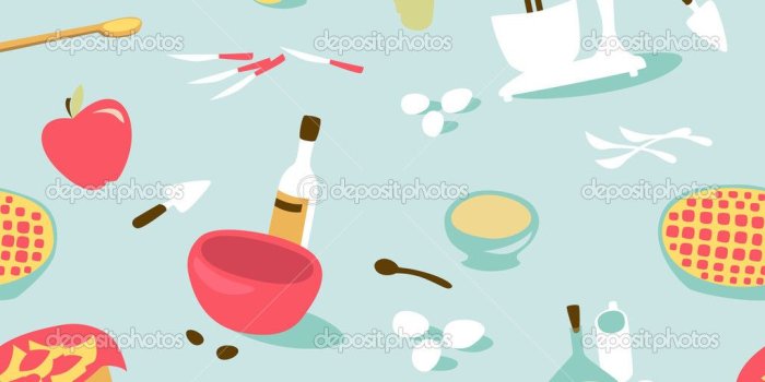 1024x1024 Retro kitchen Vector Free Download