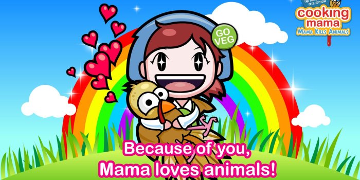 1680x1050 Cooking Mama, The Unauthorized PETA Edition: Mama Kills Animals
