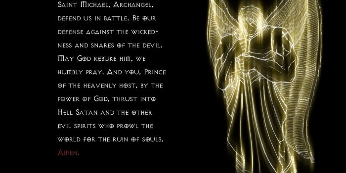 1600x1200 Angel Protection Prayer | St. Michael The Archangel Wallpaper