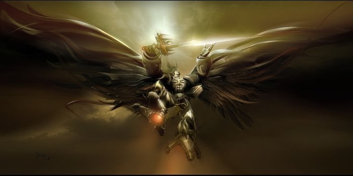 1024x768 Archangel wallpaper - SF Wallpaper