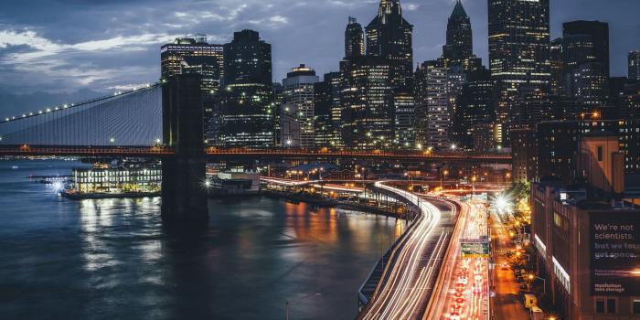 2048x1365 Brooklyn Bridge, USA, city, New York City, night HD wallpaper