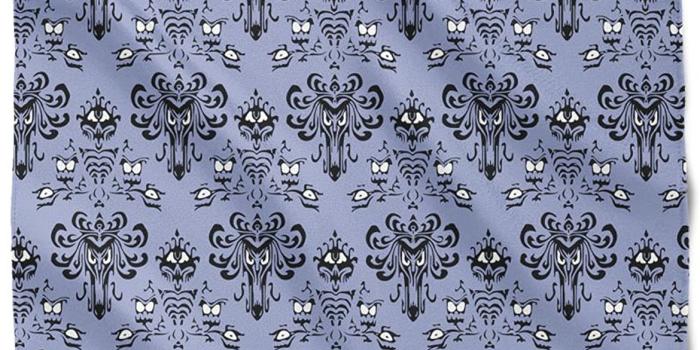 1170x1179 Haunted Mansion Wallpaper Satin Style Scarf at Amazon Women's