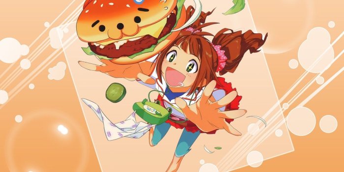 1332x850 Wallpaper anime, girl, schoolgirl. Breakfast, artr images for