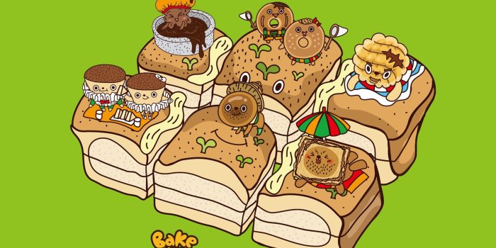 1600x900 Windows 7 theme Cartoon Characters Wallpaper : Bake House 1600*900