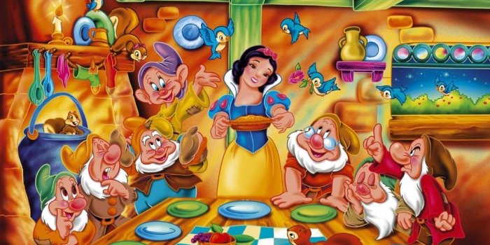 1024x768 Snow White and the Seven Dwarfs Cartoon HD Image for Galaxy S6